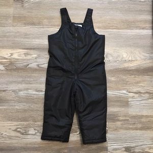 Old Navy Black Jack Water-Resistant Snow Bib Unisex 2T